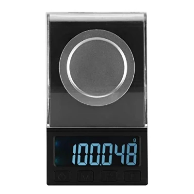 Imagen de BuyWeek Bascula de Precision, 100g/0,001g Cocina Mini LCD Alta Precisión Báscula Joyería Digital Electrónica Herramienta Medición Peso