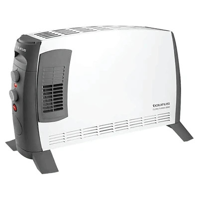 Imagen de Convector Taurus CLIMA TURBO 2000, Blanco, 2000 W, Termostato ajustable, Portátil