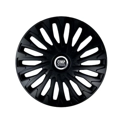 Imagen de OMP SPEED SET 4 TAPACUBOS STINGER NEGRO 15 PULGADAS