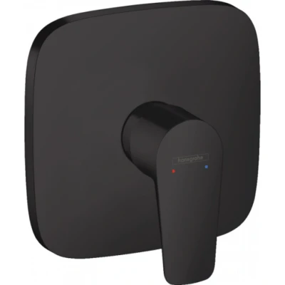 Imagen de hansgrohe Talis E Grifo monomando para bañera (empotrable, acabado mate), color negro mate