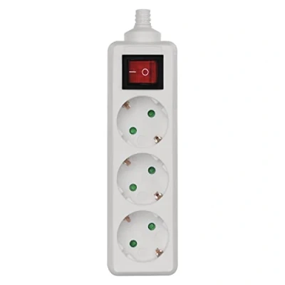 Imagen de Emos 3 de regleta Schuko con Interruptor, DG dc03 K P13 C