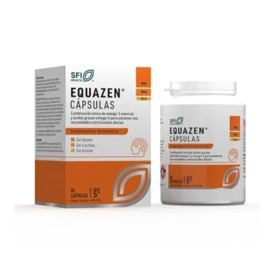 Imagen de Vitae EQUAZEN (EyeQ) 60 cápsulas Combinación única de Omega 3 y 6 Alto poder nutricional (EPA, DHA GLA) Desarrollo cognitivo