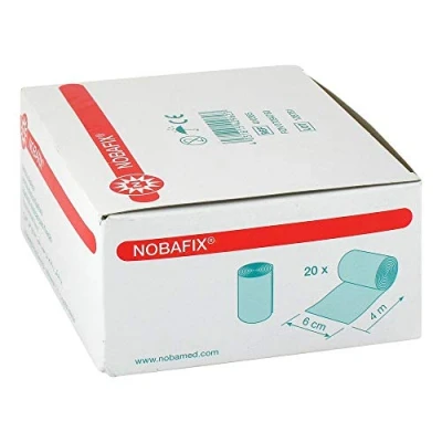 Imagen de NOBAMED Paul Danz AG Nobafix Vendas de gasa (6 cm x 4 m, 20 unidades)