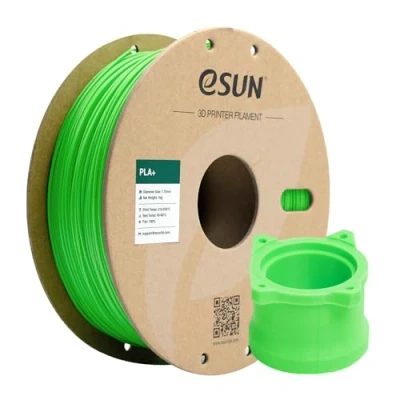 Imagen de eSUN Filamento PLA+ 1.75mm, Mejorado Tenacidad Impresora 3D PLA Plus, Precisión Dimensional +/ 0.03mm, 1KG Carrete (2.2 LBS) para de Impresión 3D, Verde Claro