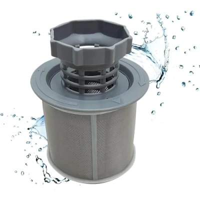 Imagen de LICHTBLAU Micro filtro de malla color gris para lavavajillasI Repuesto plástico lavaplatos n. fabricación 00427903, 10002494, 00492046, Siemens 427903