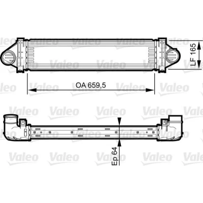 Imagen de VALEO 818245 Intercooler FORD: Focus 2, S Max Mk1, MONDEO 4 Stufenheck, LAND ROVER: Range Rover Evoque, Freelander 2 SUV, VOLVO: V40 Hatchback