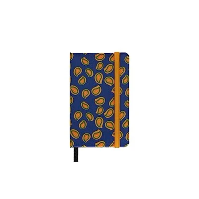 Imagen de Moleskine Cuaderno Silk, Tapa Dura con Seda Italiana de Mantero, Páginas Blancas y Cierre Elástico, Caja Regalo, Tamaño Extra Small 13,6X8,8 cm, Color Azul