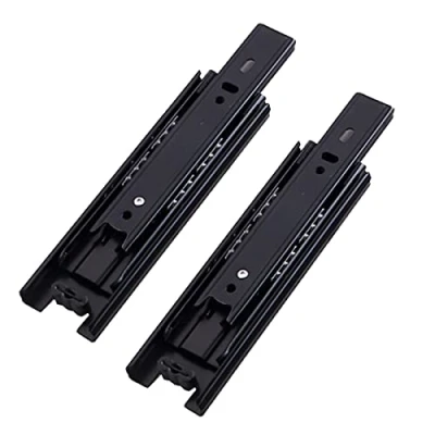 Imagen de Guías de Cajón,Tianher para Cajones 150 mm 6 Pulgadas Montaje Lateral Resistente Capacidad Carga 45 kg Rodillo Cajón Extracción Parcial Correderas 2 Pcs.