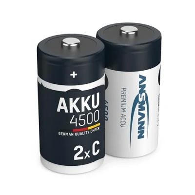 Imagen de Best Price Square Battery, C 4500MAH PRECHARGED 2PK 5035352/01 by ANSMANN