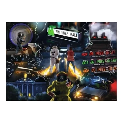 Imagen de Ravensburger 12000278 Back to the Future puzzle 1000 piezas adultos y niños a patir de 14 años,