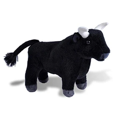 Imagen de Wild Republic Spanish Bull, Toro espganol, Peluche, Cuddlekins Mini, 20cm, Color negro 20409 , color/modelo surtido