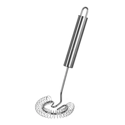 Imagen de wenco Escoba en espiral para salsa, longitud: 22 cm, acero inoxidable 18/10, apto lavavajillas, plata, 18/0