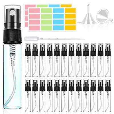 Imagen de CINGHIA 30 Piezas Frasco Perfume Recargable,Atomizador Perfume, Pulverizador 5ml,Botella de Recargable para