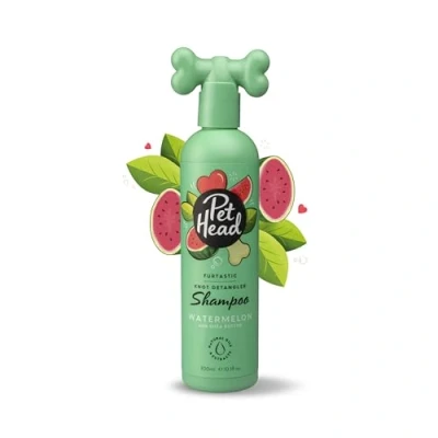 Imagen de PET HEAD Furtastic Champú para perros de pelaje largo y rizado 300ml Aroma Sandía. Hidrata desenreda el pelaje. Hipoalergénico con Ingredientes Naturales. Fórmula suave cachorros