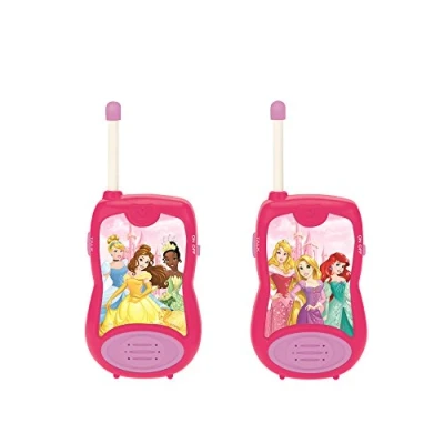 Imagen de Lexibook, Princesas Disney, Walkie talkies 200m, Juego de comunicación para niñas, 2 Canales comunicación, Clip cinturón, a Pilas, Rosa, TW12DP