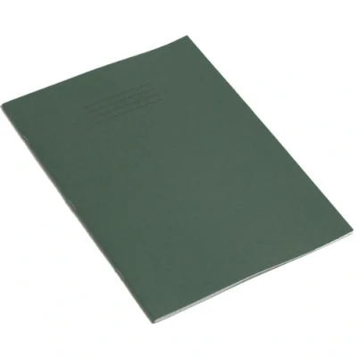 Imagen de Rhino Cuaderno de cuadrícula (A4, 48 páginas, 10 unidades, cuadros 5 mm), color verde oscuro