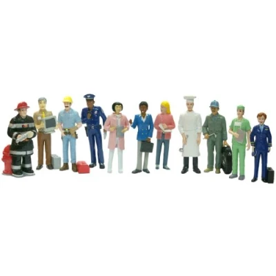 Imagen de Miniland Estuche de figuras para aprender los oficios, 11 unidades (154177) , color/modelo surtido