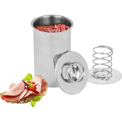 Imagen de BROWIN Hervidor de jamón acero inoxidable 313015 Prensa forma para carne casera saludable
