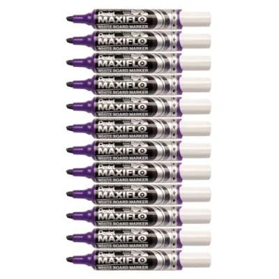 Imagen de Pentel Maxiflo Lote de 12 marqeurs, color morado