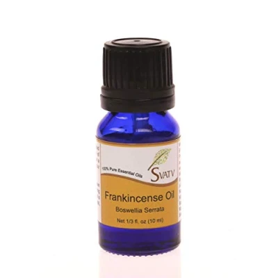 Imagen de SVATV Incienso/Frankincense Aceite Esencial de Grado Terapéutico Aceites Aromaterapia Fragancia para Difusor Yoga Masaje y Cuidado Personal DIY 10ml