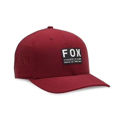 Imagen de Fox Racing Non Stop Tech Flexfit Gorro/Sombrero, Escarlata, L para Hombre