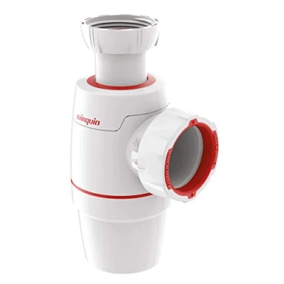 Imagen de Wirquin 30722150 Neo Sifón de Fregadero, diámetro 40, Blanco