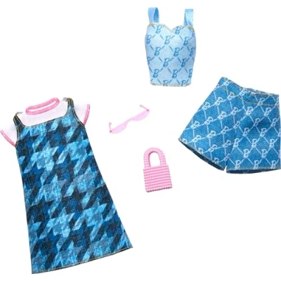 Imagen de Barbie Fashion Pack HRH45 de 2 atuendos muñeca