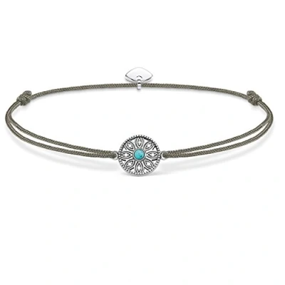 Imagen de Thomas Sabo Little Secret Pulsera para mujer con diseño étnico, plata de ley 925, LS022 378 5 L20v