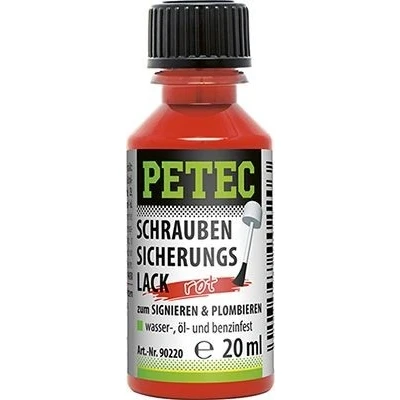 Imagen de PETEC 90220 Pintura Barniz 1K Botella 20 Rojo