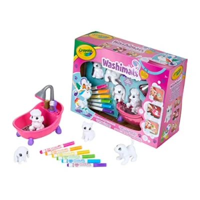Imagen de CRAYOLA Washimals Nueva Bañera y 4 Mascotas, a Partir de 3 años, 74 7453