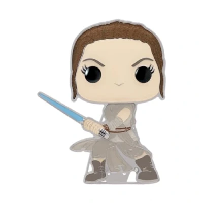 Imagen de Funko Pop! Large Enamel Pin STAR WARS: Rey Pins de Esmalte Broche Coleccionable para Mochilas Y Bolsos Idea Regalo Mercancia Oficial Movies Fans