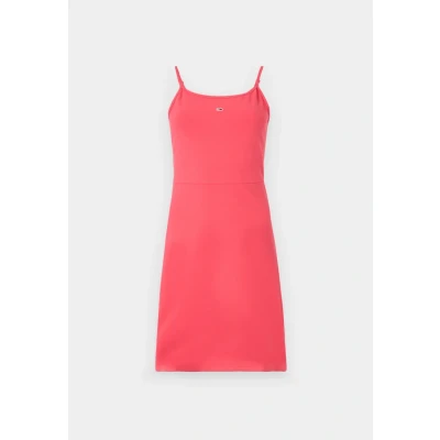 Imagen de Tommy Jeans Essential Flare Dress Vestido ligero, Mujer, Talla: XS, Amour