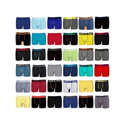 Imagen de KTM Pack Sorprise Boxer Hombre Algodón, Juego de 6 Calzoncillos seleccionados aleatoriamente, Negro , XXL