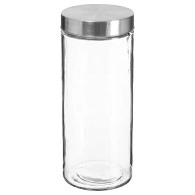 Imagen de 5five tarro de cristal con tapa acero inoxidable 2l &quot;nixo&quot;