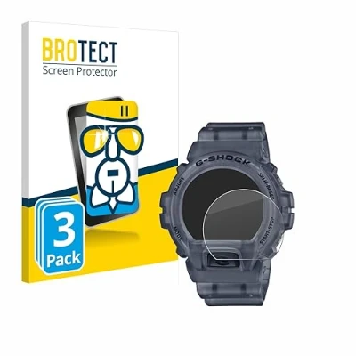 Imagen de BROTECT Protector Pantalla Cristal para Casio G Shock DW 6900 Vidrio (3 Unidades) [Dureza 9H, Anti Arañazos]