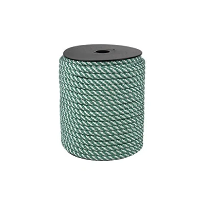 Imagen de Cofan Carrete de cuerda trenzada helicoidal Medidas desde Ø 6 mm hasta 16mm Rollos 50, 100 y 200 metros Color blanco/verde