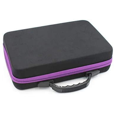 Imagen de transporte aceites esenciales, caja almacenamiento para 60 botellas, 10 ml, 15 aceite esencial esmalte uñas, aromaterapia, organizador carcasa