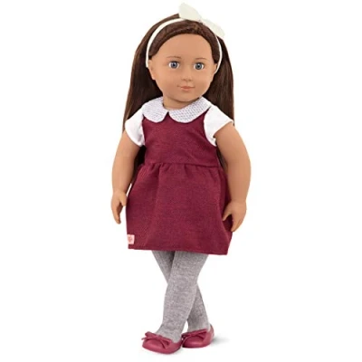 Imagen de Our Generation Peter Pan Muñeca Clásica 46 cm Milana, Multicolor (Battat BD31236C1Z)