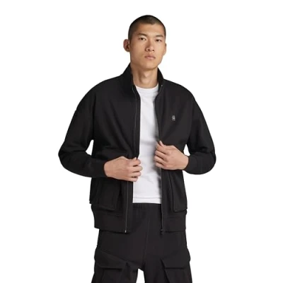 Imagen de G STAR RAW Rovic Zip Through Loose Sweat Sudadera, Negro Dk Black D24465 d566 6484, S para Hombre