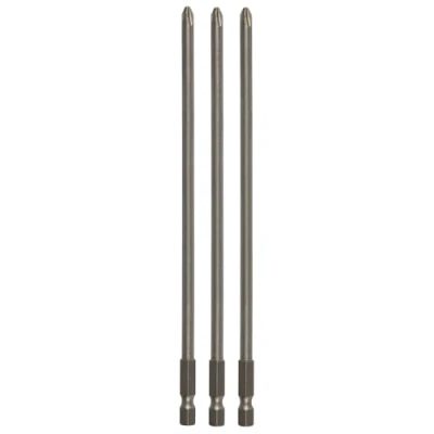 Imagen de Einhell Juego de 3 puntas para drywall (3 piezas, 165 mm longitud, especialmente adecuado revistas)