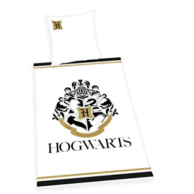 Imagen de Herding Harry Potter Juego de Ropa Cama Reversible, Funda nórdica 135 x 200 cm y Almohada 80 cm, algodón, diseño