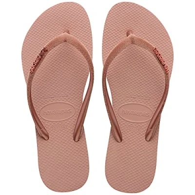Imagen de Havaianas Slim Velvet, Chanclas Mujer, Pink/Pink, 33/34 EU