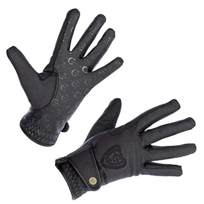 Imagen de Kerbl Mora Guantes de equitación (talla L), color negro