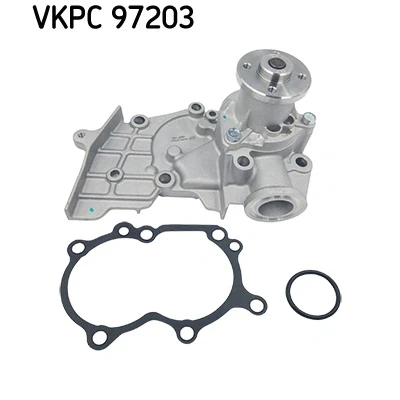 Imagen de SKF VKPC 97203 Bomba de agua con juntas Metal para accionamiento correa poli V DAIHATSU: Trevis