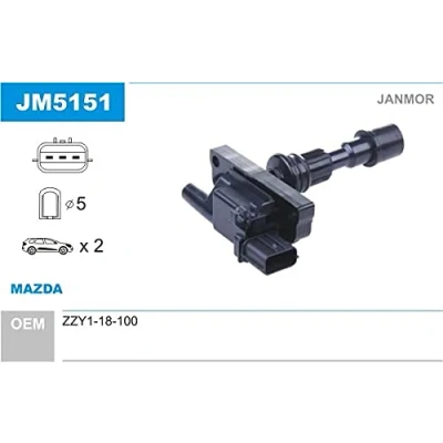 Imagen de JANMOR JM5151 Bobina de encendido MAZDA: 323 F 6