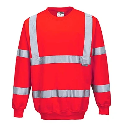 Imagen de Portwest Sudadera De Alta Visibilidad, Tamaño: XXXL, Color: Rojo, B303RERXXXL