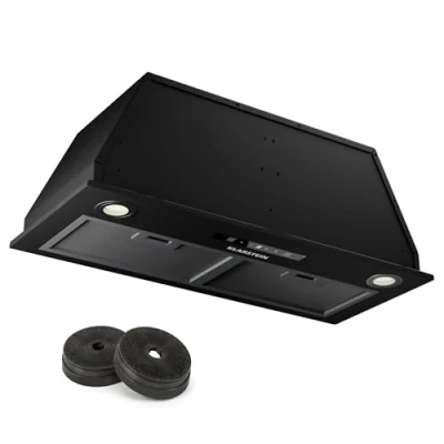 Imagen de Klarstein Campana Extractora Cocina 52cm con LEDs, Extractor Filtros Anti Grasa para Lavar en Lavavajillas, Campanas Extractoras Flujo Aire 439m3/h Airflow, Extractores Cocinas