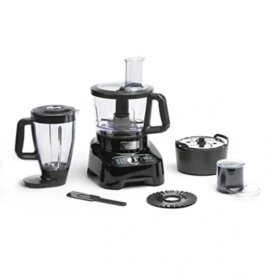 Imagen de Moulinex Robot multifonction, 8 Accessoires, 6 vitesses, DoubleForce, FP821811 Cocina Multifuncional, Plástico, Velocidades, Negro