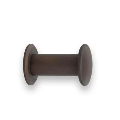 Imagen de EVI Herrajes Percha de Baño Colgador Pared Latón Acabado Rústico Para Colgar Ropa, Abrigos o Toallas Toallero con Tornillo Invisible 188CBLRU