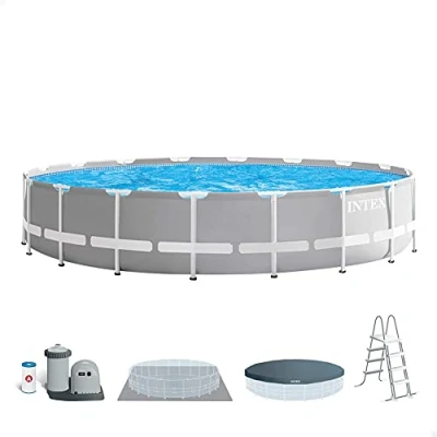Imagen de intex 26756NP Piscina desmontable gama prisma frame 610x132 cm con depuradora